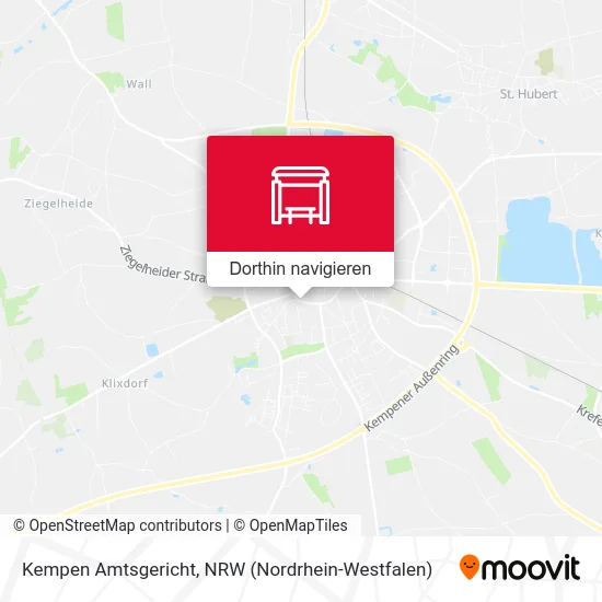 Kempen Amtsgericht Karte