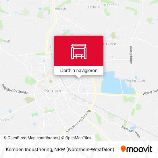 Kempen Industriering Karte
