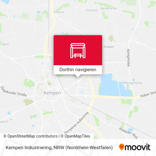 Kempen Industriering Karte