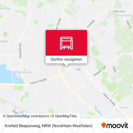Krefeld Reepenweg Karte