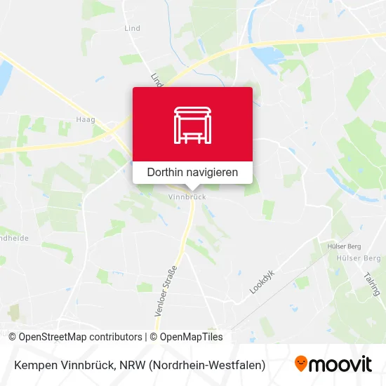 Kempen Vinnbrück Karte