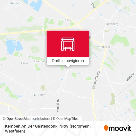 Kempen An Der Gastendonk Karte