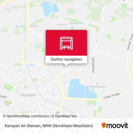 Kempen An Steinen Karte