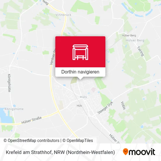 Krefeld am Strathhof Karte