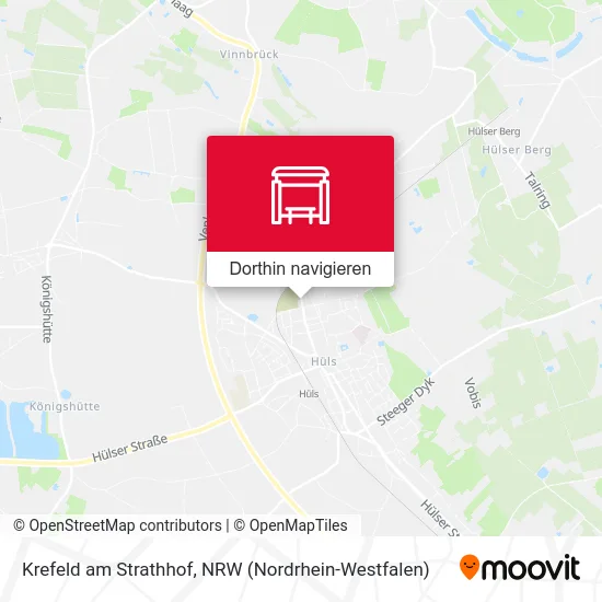 Krefeld am Strathhof Karte