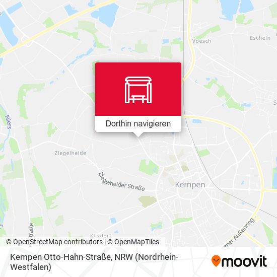 Kempen Otto-Hahn-Straße Karte