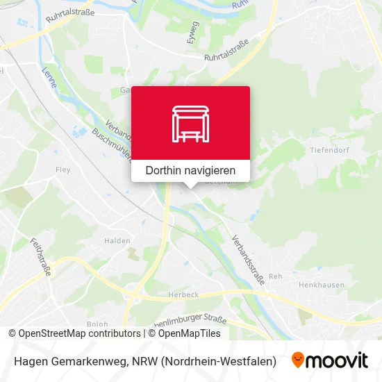 Hagen Gemarkenweg Karte
