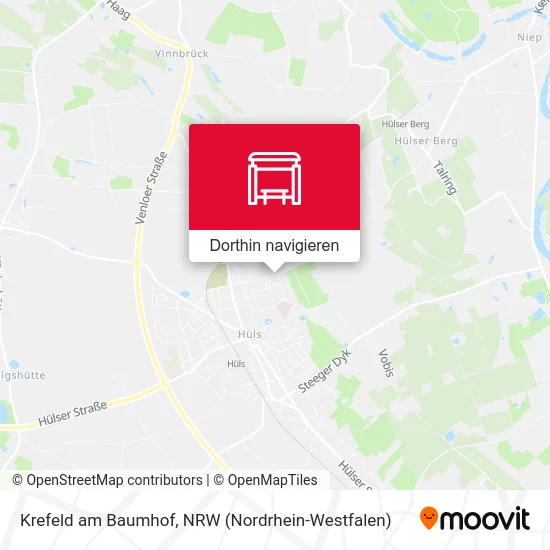 Krefeld am Baumhof Karte