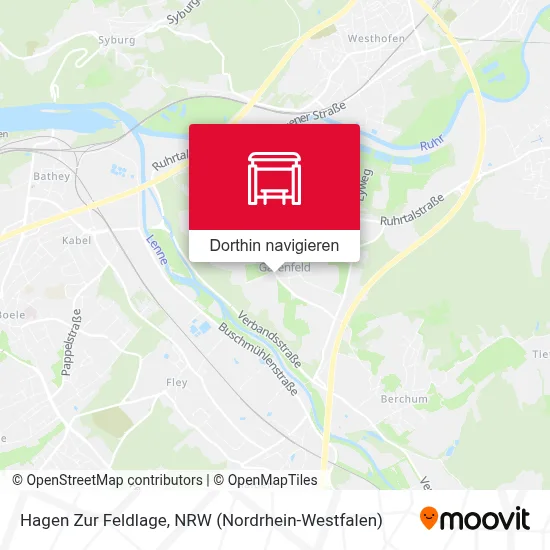 Hagen Zur Feldlage Karte