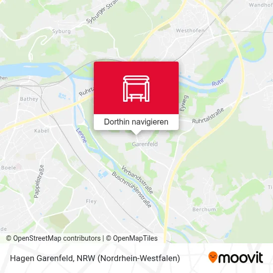 Hagen Garenfeld Karte