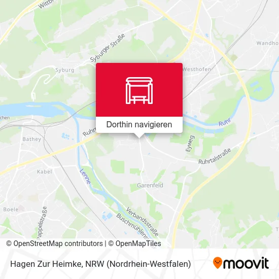 Hagen Zur Heimke Karte