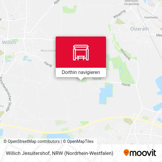 Willich Jesuitershof Karte