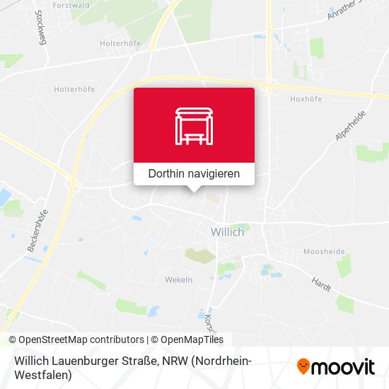 Willich Lauenburger Straße Karte