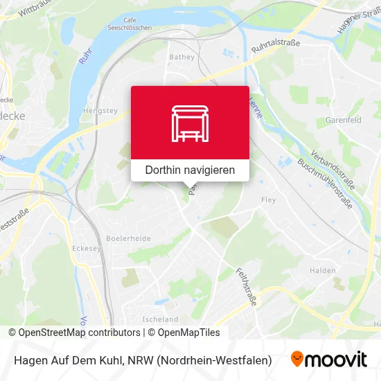 Hagen Auf Dem Kuhl Karte