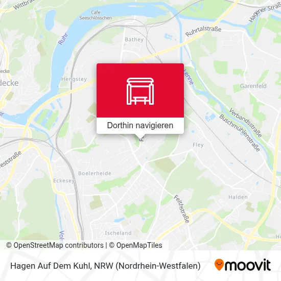 Hagen Auf Dem Kuhl Karte