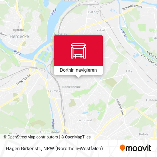 Hagen Birkenstr. Karte