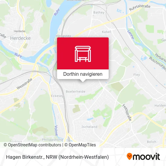 Hagen Birkenstr. Karte