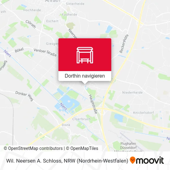 Wil. Neersen A. Schloss Karte