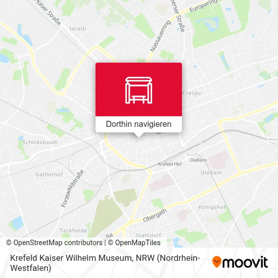 Krefeld Kaiser Wilhelm Museum Karte