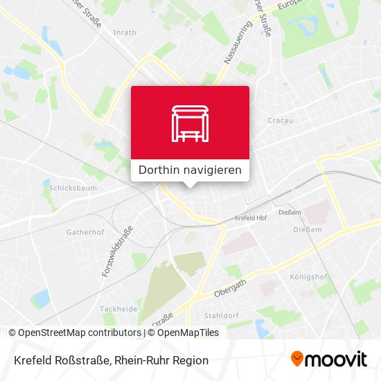 Krefeld Roßstraße Karte