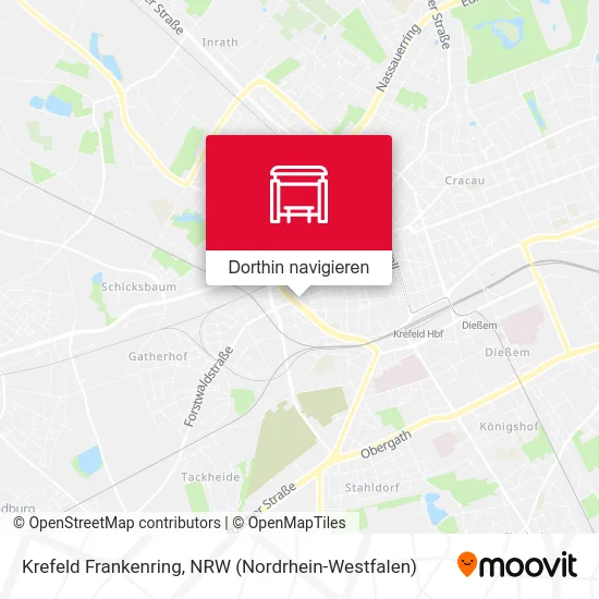 Krefeld Frankenring Karte
