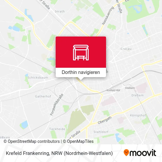 Krefeld Frankenring Karte