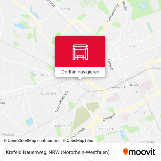 Krefeld Nauenweg Karte