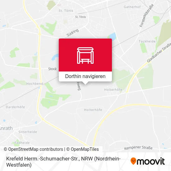 Krefeld Herm.-Schumacher-Str. Karte