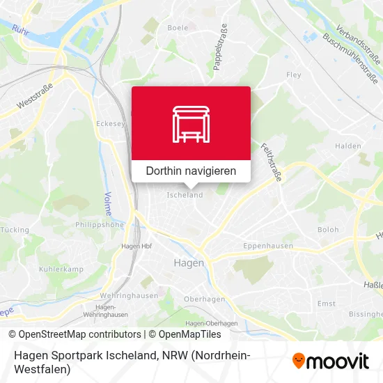 Hagen Sportpark Ischeland Karte