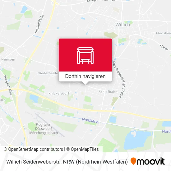 Willich Seidenweberstr. Karte