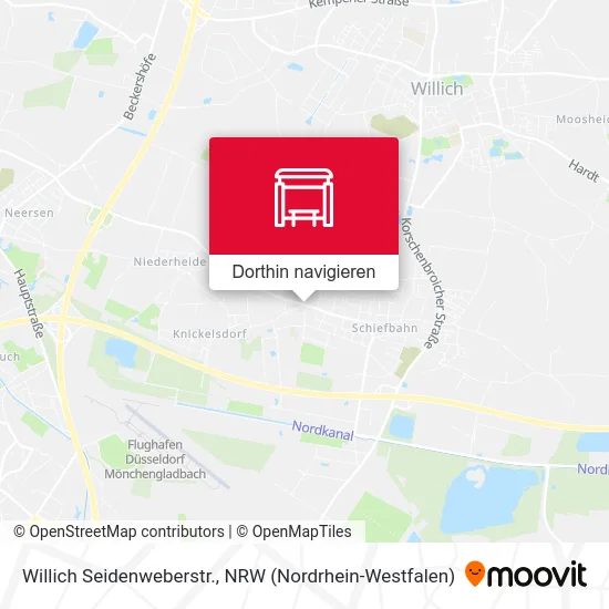 Willich Seidenweberstr. Karte