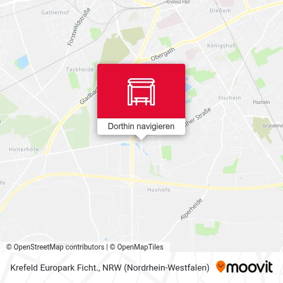 Krefeld Europark Ficht. Karte