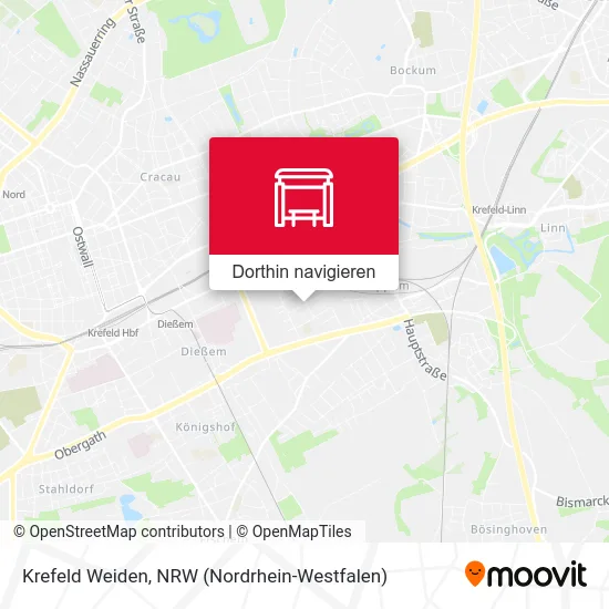 Krefeld Weiden Karte