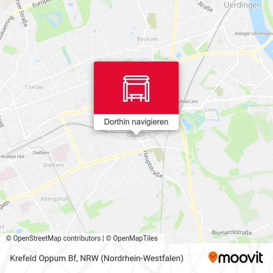 Krefeld Oppum Bf Karte