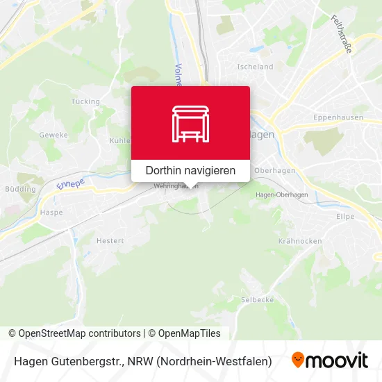 Hagen Gutenbergstr. Karte