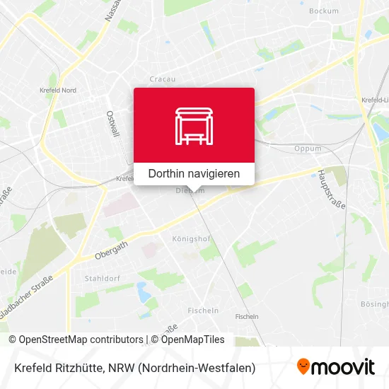 Krefeld Ritzhütte Karte
