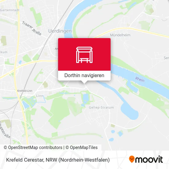 Krefeld Cerestar Karte