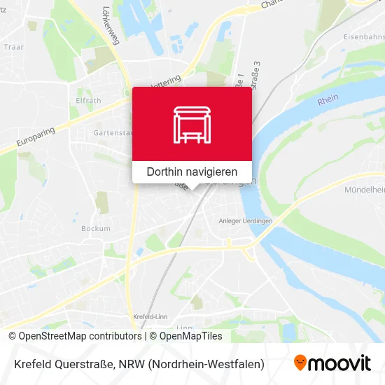 Krefeld Querstraße Karte