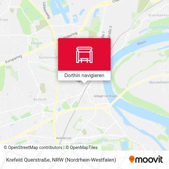 Krefeld Querstraße Karte