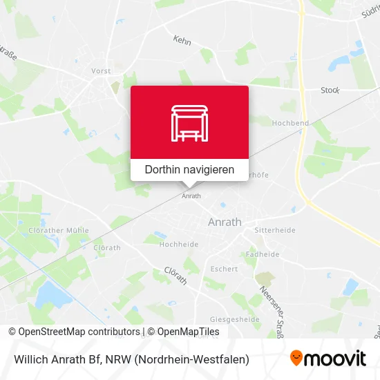 Willich Anrath Bf Karte