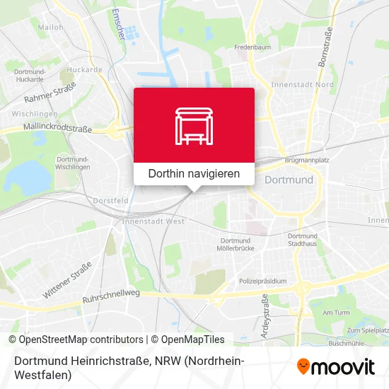 Dortmund Heinrichstraße Karte