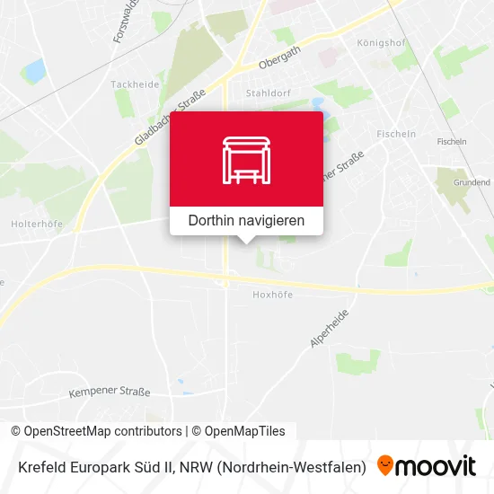 Krefeld Europark Süd II Karte