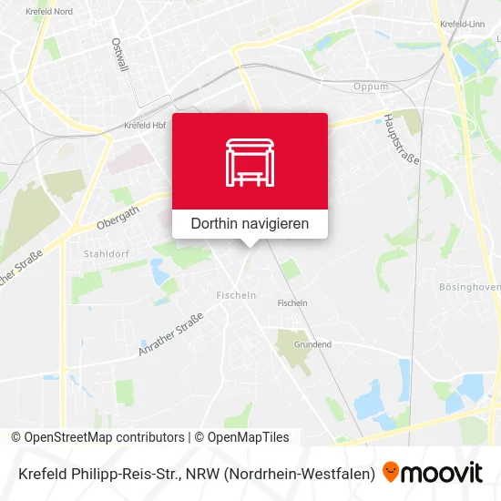 Krefeld Philipp-Reis-Str. Karte