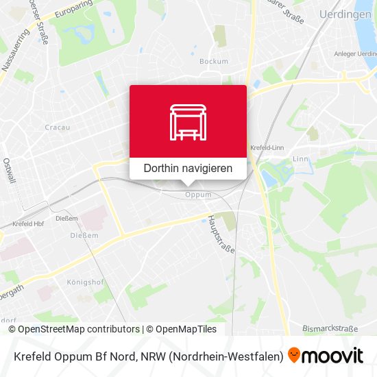 Krefeld Oppum Bf Nord Karte