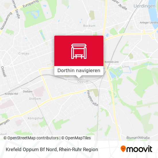 Krefeld Oppum Bf Nord Karte