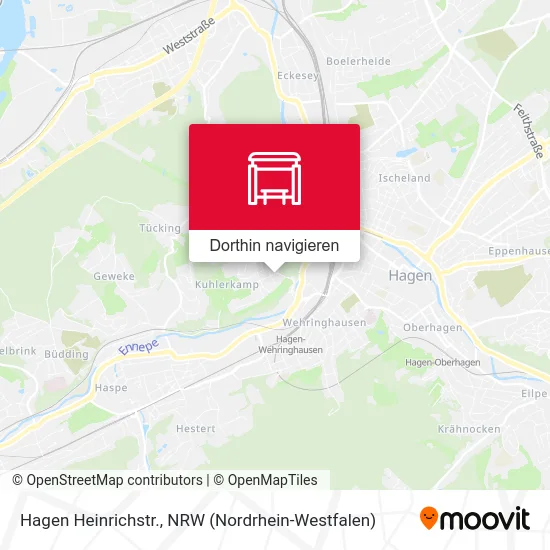 Hagen Heinrichstr. Karte