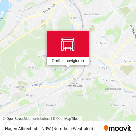 Hagen Albrechtstr. Karte