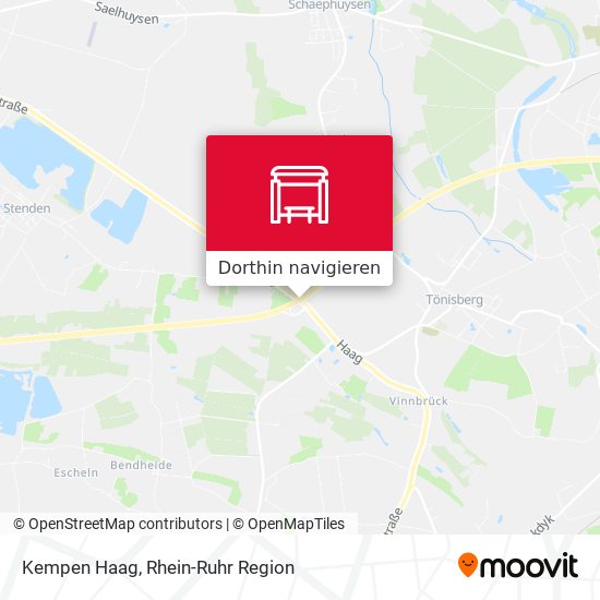 Kempen Haag Karte