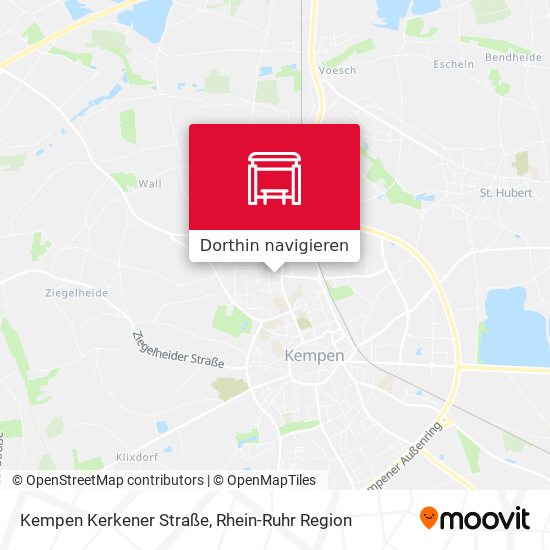 Kempen Kerkener Straße Karte