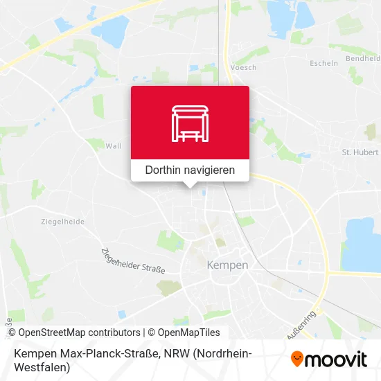 Kempen Max-Planck-Straße Karte